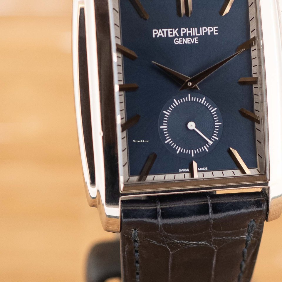 IMG_9081 Patek Philippe Gondolo Mens watch Unisex Manual winding White gold 5124G-011 Replica 4