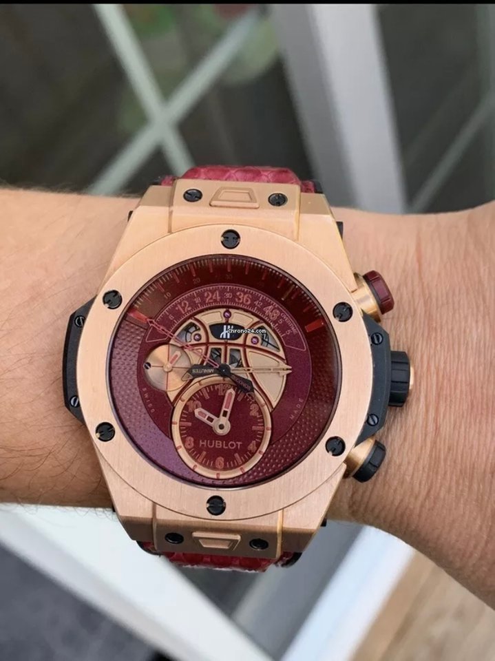 Hublot Big Bang Unico Mens watch Unisex Automatic Rose gold 413.OX.4738.PR.KOB15 Replica 4