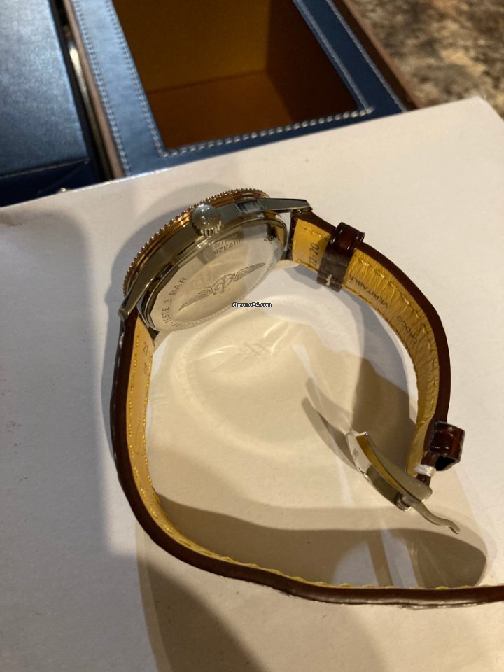 IMG_9081 Breitling Navitimer Mens watch Unisex Automatic Gold Steel U17326211G1P1 Replica 4