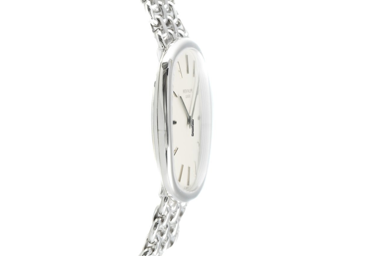 IMG_9081 Patek Philippe Golden Ellipse Mens watch Unisex Manual winding White gold 3644 2 Replica 4