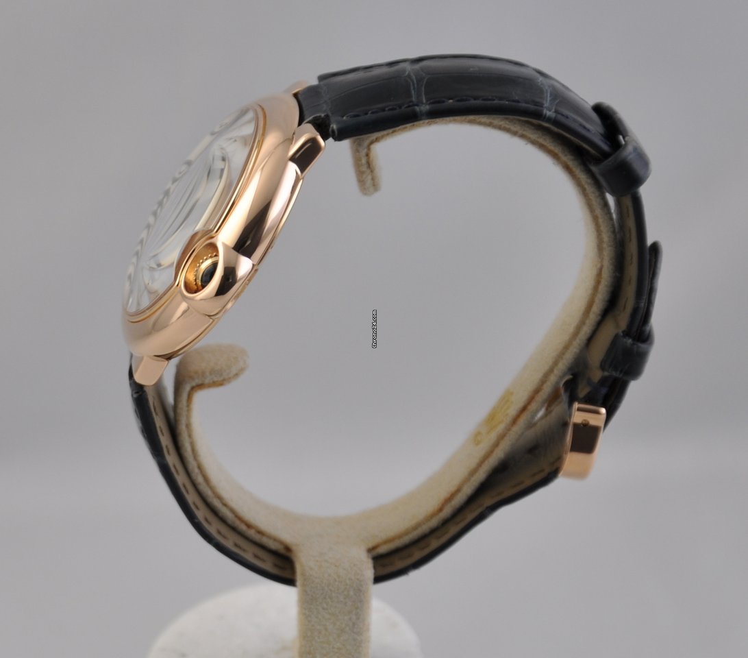 Cartier Ballon Bleu 36mm Mens watch Unisex Automatic Rose gold W6900456 Replica 4