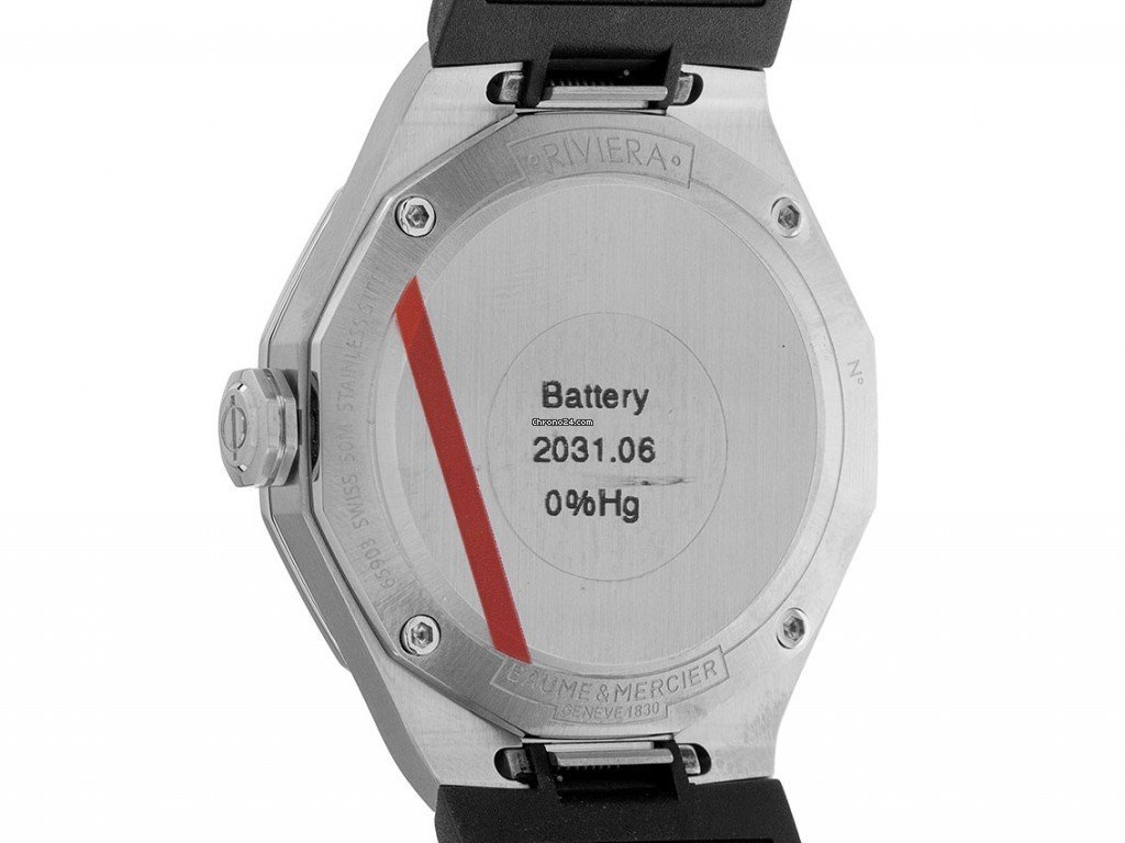 IMG_9081 Baume & Mercier Riviera Mens watch Unisex Quartz Steel MOA10613 Replica 4