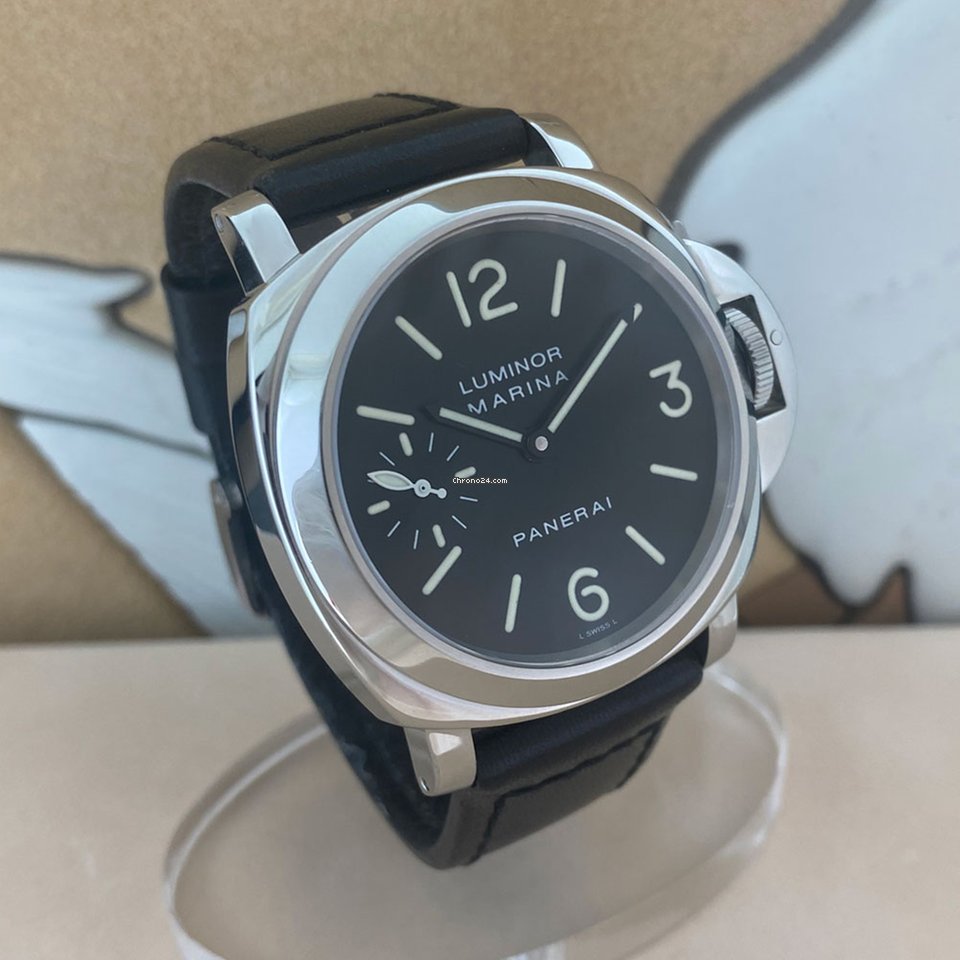 IMG_9081 Panerai Luminor Marina Manual winding Steel PAM00001 Replica 4