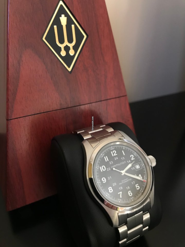 Hamilton Khaki Field Mens watch Unisex Automatic Steel H70455133 Replica 4