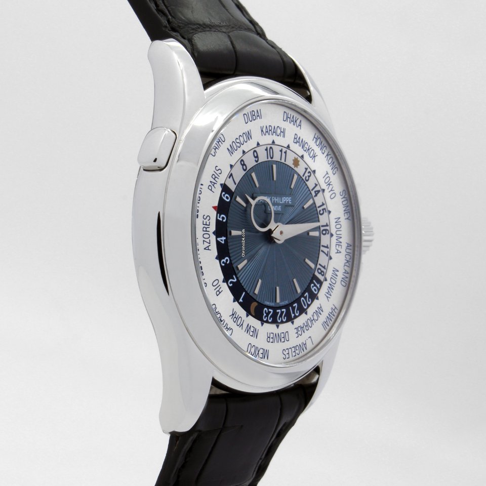 IMG_9081 Patek Philippe World Time Mens watch Unisex Automatic Platinum 5130P-001 Replica 4