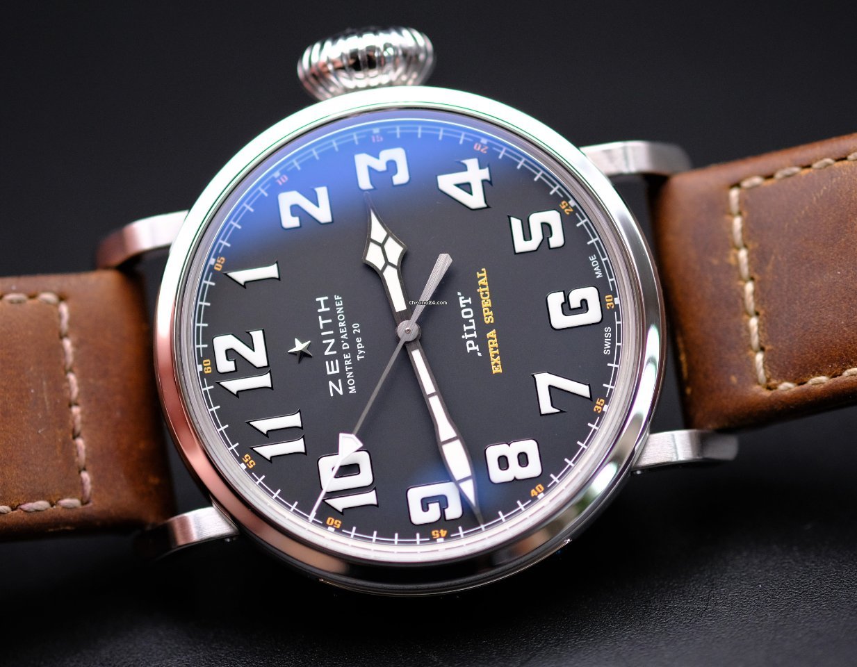 IMG_9081 Zenith Pilot Type 20 Extra Special Mens watch Unisex Automatic Steel 03.2430.3000 21.c738 Replica 4