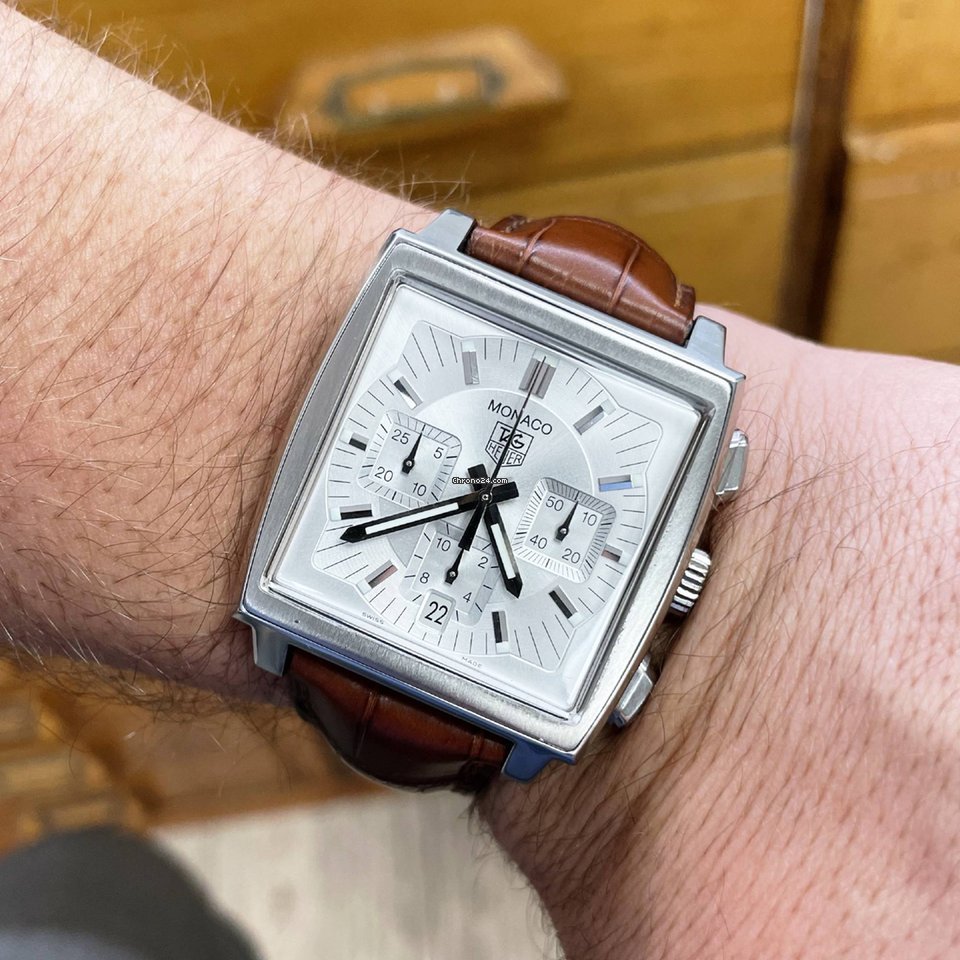 TAG Heuer Monaco Mens watch Unisex Automatic Steel CW2112.FC6178 Replica 4