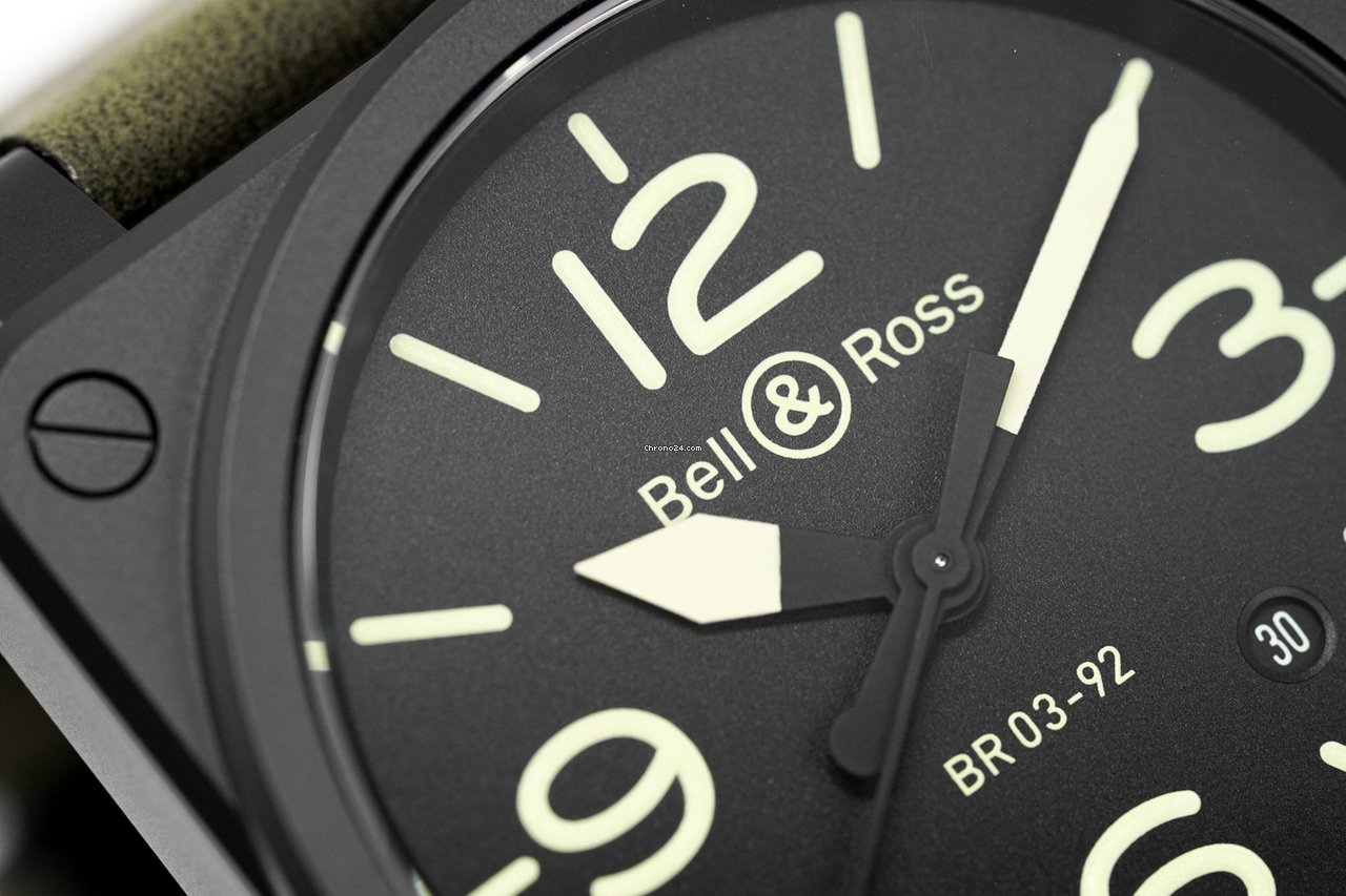 Bell & Ross BR 03-92 Ceramic Automatic Ceramic BR0392.BL3.CE.SCA Replica 4