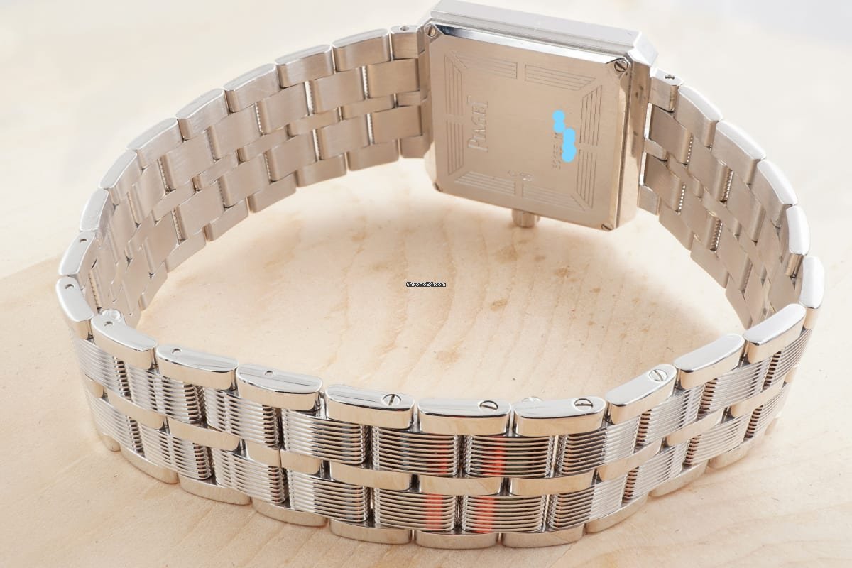IMG_9081 Piaget Protocole Mens watch Unisex Quartz White gold 50155 Replica 4