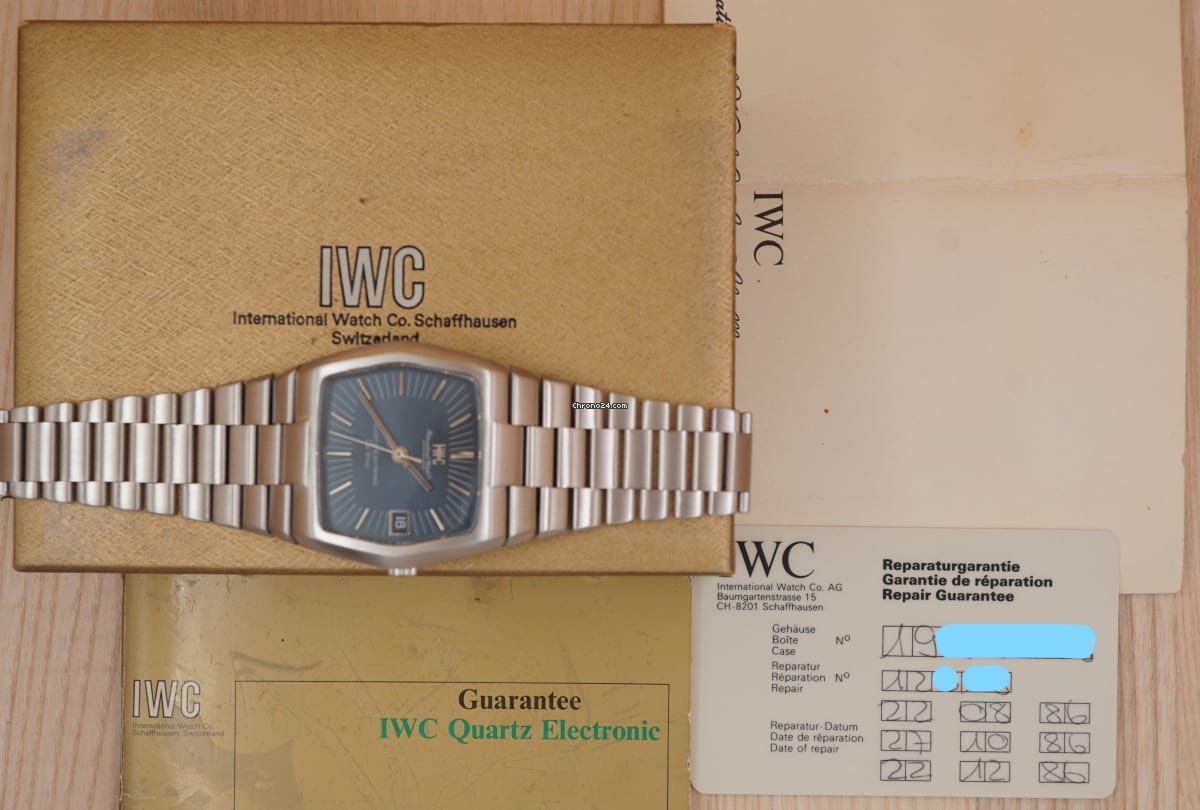 IWC Da Vinci Mens watch Unisex Quartz White gold 3501 Replica 4