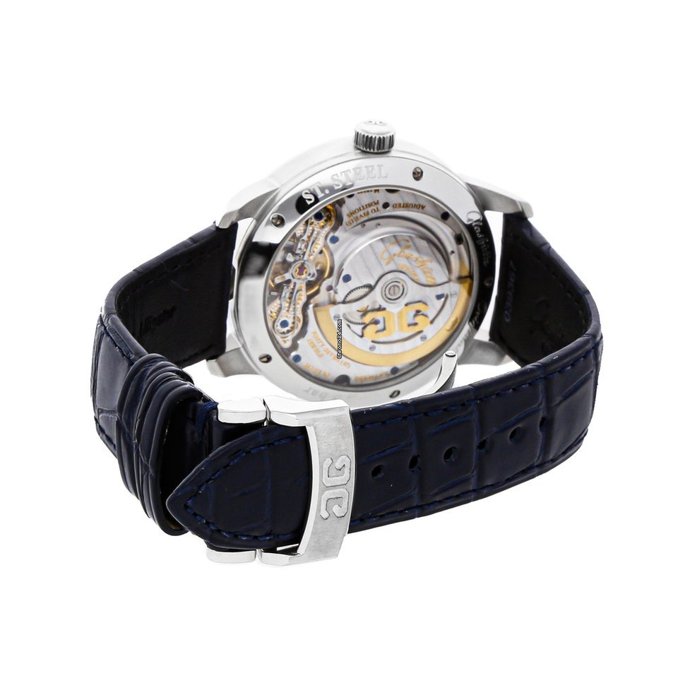 IMG_9081 Glashutte Original PanoMaticLunar Mens watch Unisex Automatic Steel 90-02-46-32-35 Replica 4