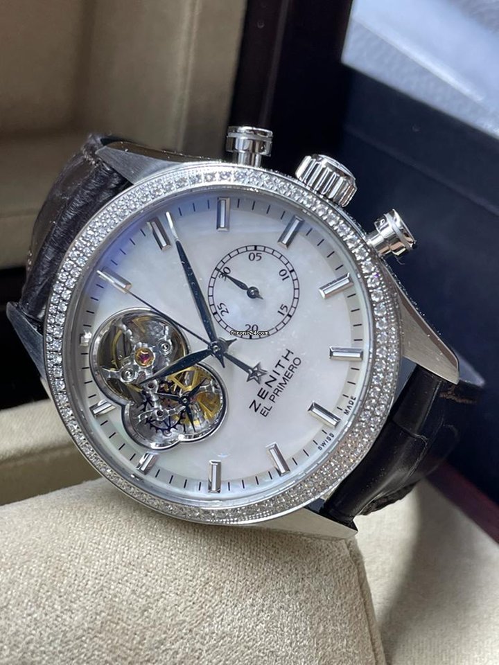 Zenith El Primero Chronomaster Lady Womens watch Automatic Steel 16.2150.4062 81.C754 Replica 4
