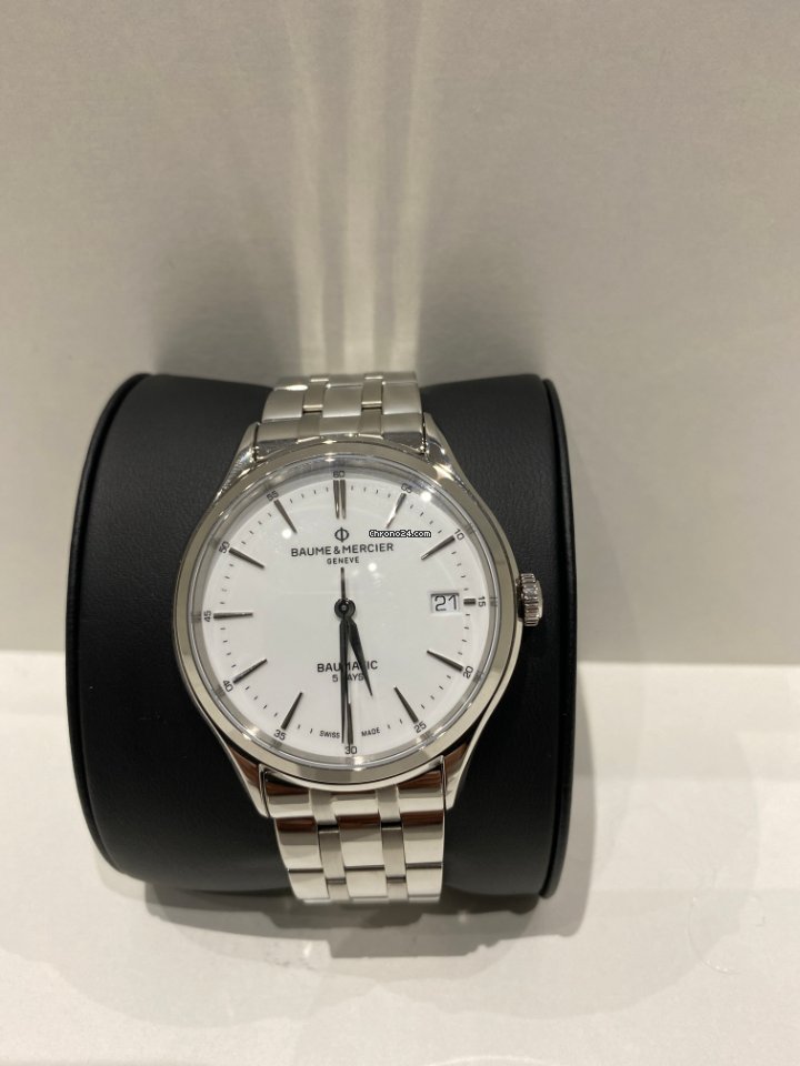 IMG_9081 Baume & Mercier Clifton Mens watch Unisex Automatic Steel M0A10400 Replica 4
