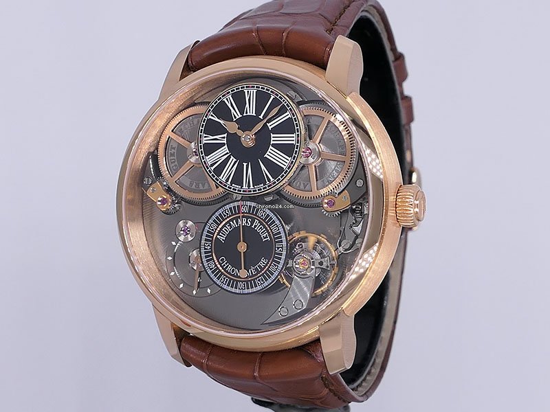 IMG_9081 Audemars Piguet Jules Audemars Mens watch Unisex Manual winding Rose gold 26153OR00.D088CR.01 Replica 4