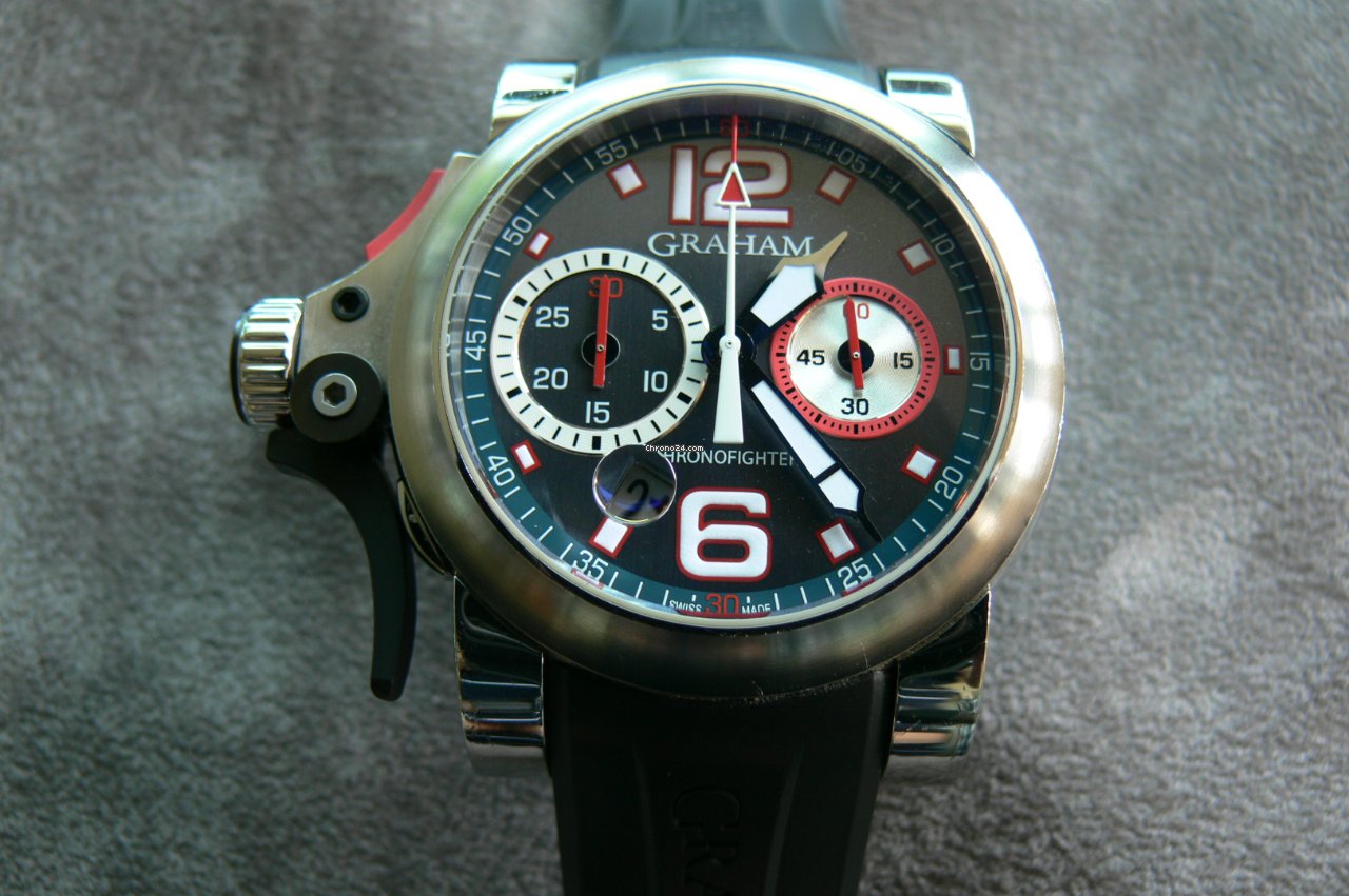 IMG_9081 Graham Chronofighter R.A.C. Mens watch Unisex Automatic Steel 2TRAS. Replica 4