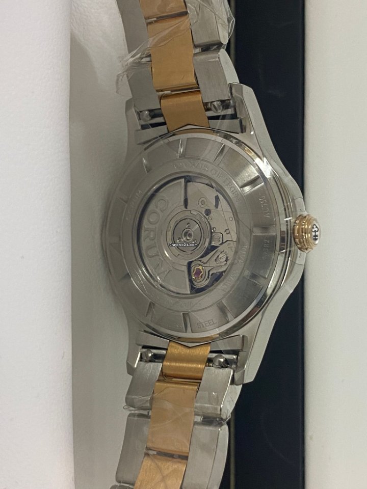 Corum Admirals Cup Womens watch Automatic Gold Steel 400.100.29 V200 BL12 Replica 4