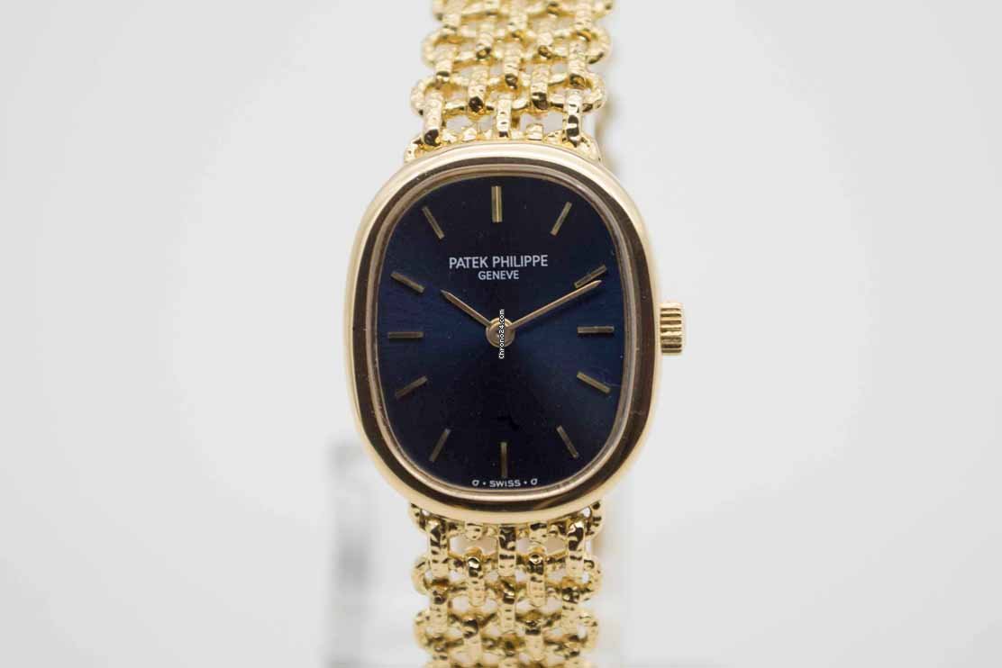 IMG_9081 Patek Philippe Golden Ellipse Womens watch Manual winding Yellow gold 4564 Replica 4