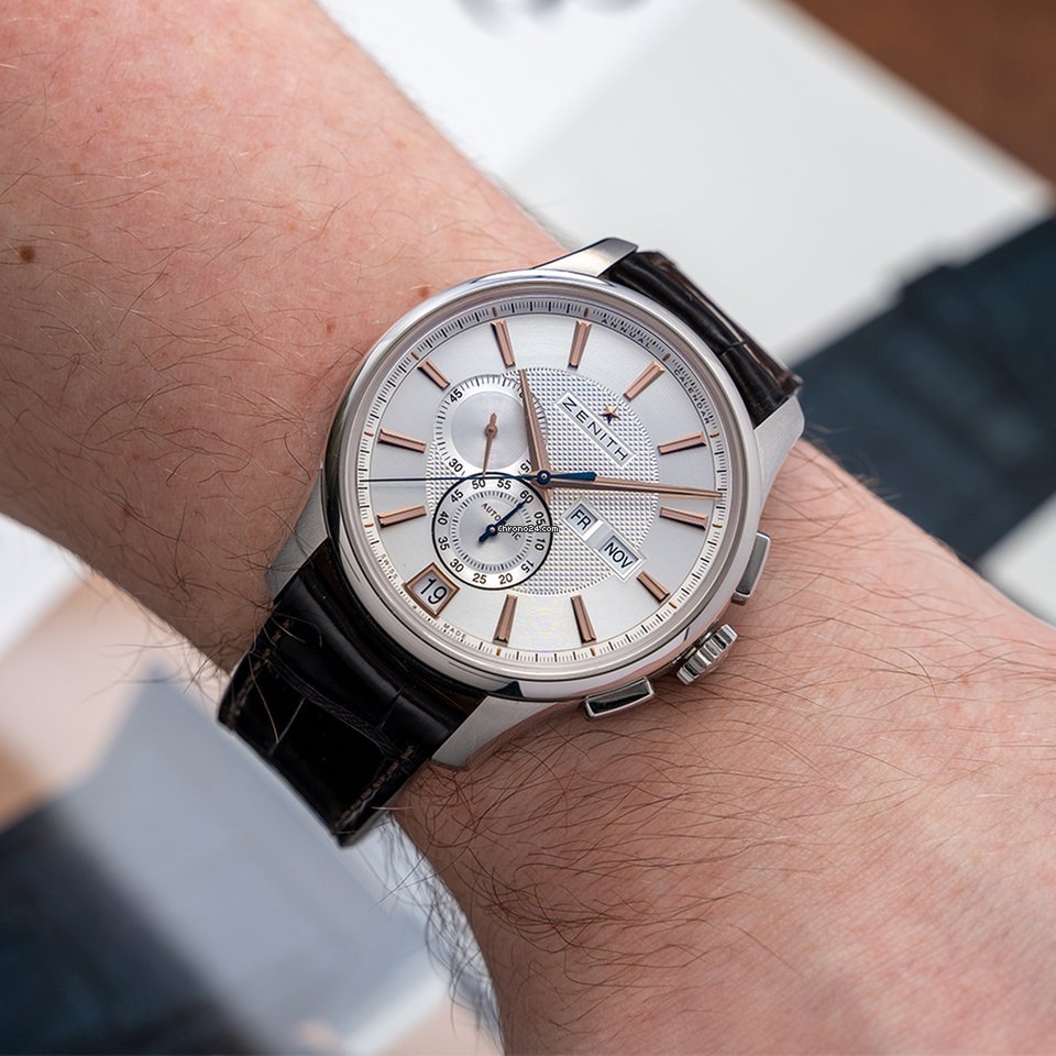 IMG_9081 Zenith El Primero Winsor Annual Calendar Mens watch Unisex Automatic Steel 03.2070.4054 02.C711 Replica 4