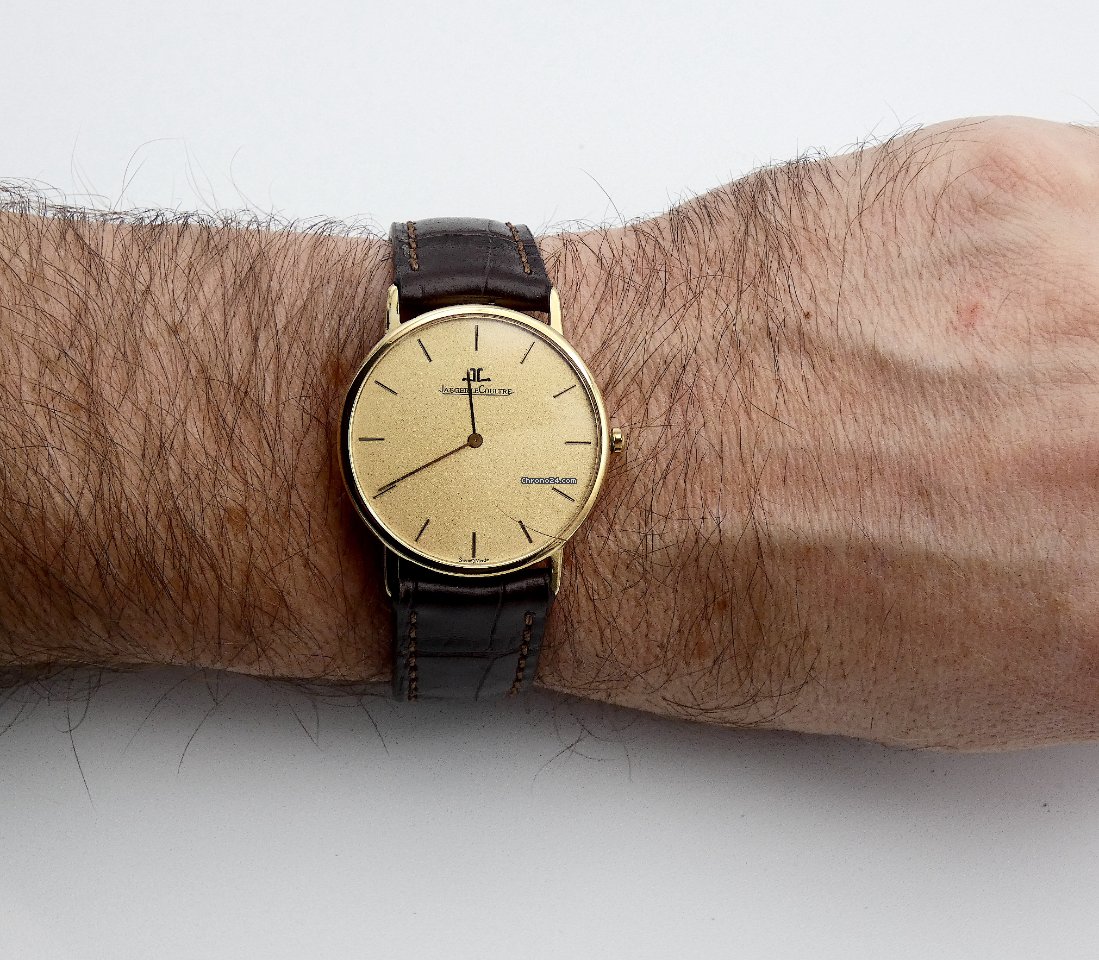 Jaeger-LeCoultre Mens watch Unisex Quartz Yellow gold 140.111.11 Replica 4