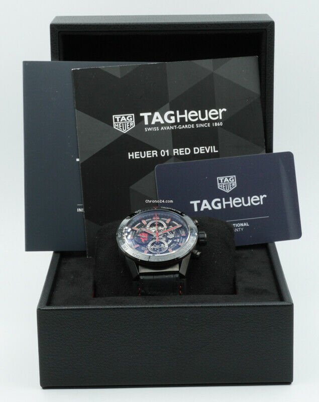 TAG Heuer Carrera Calibre HEUER 01 Mens watch Unisex Automatic Ceramic CAR2A1J.FC6400 Replica 4