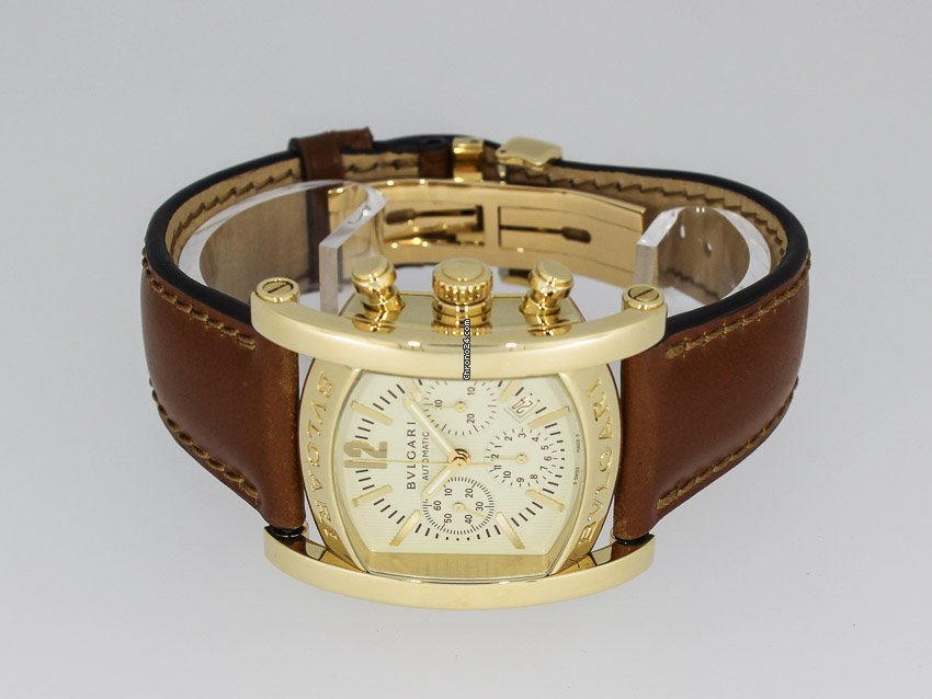 Bulgari Assioma Mens watch Unisex Automatic Yellow gold AA 44 G CH Replica 4