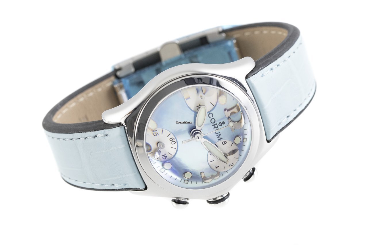 Corum Bubble Womens watch Quartz Steel 196.250.20 Replica 4