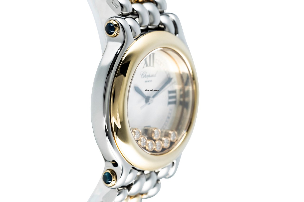 Chopard Happy Sport Womens watch Quartz Gold Steel 27 8249-23 Replica 4