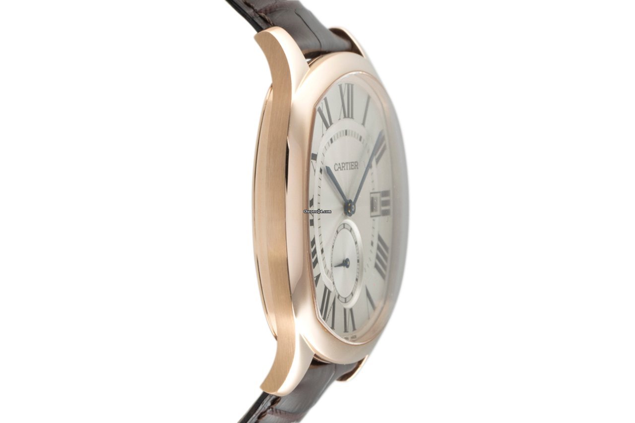 IMG_9081 Cartier Drive de Cartier Mens watch Unisex Automatic Red gold WGNM0003 Replica 4