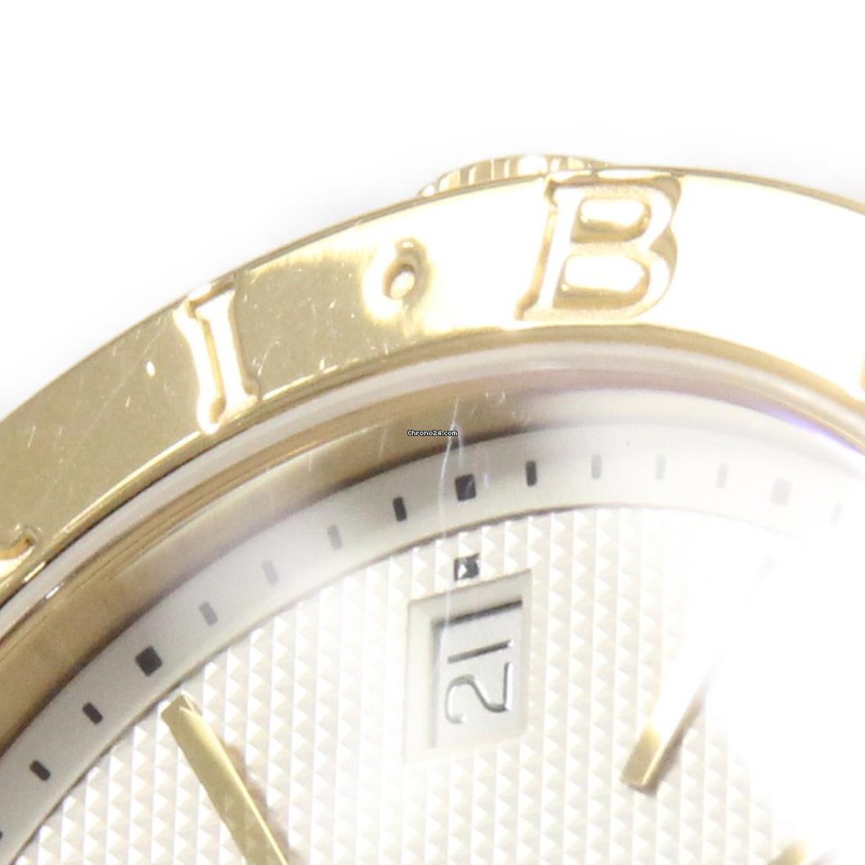 IMG_9081 Bulgari Bulgari Mens watch Unisex Automatic BB38SGAUTO BB38WSGD Replica 4