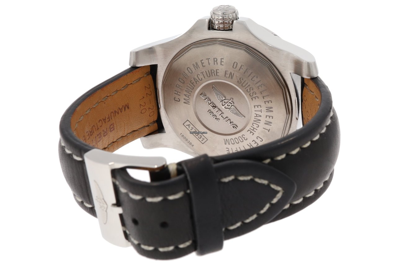 IMG_9081 Breitling Avenger II Seawolf Mens watch Unisex Automatic Steel A1733110 I519 169A Replica 4