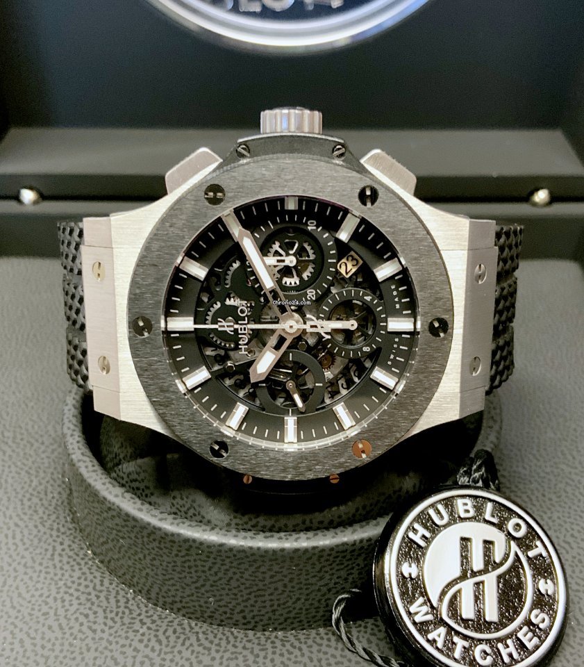 IMG_9081 Hublot Big Bang Aero Bang Mens watch Unisex Automatic Steel 311.SM.1170.GR Replica 4