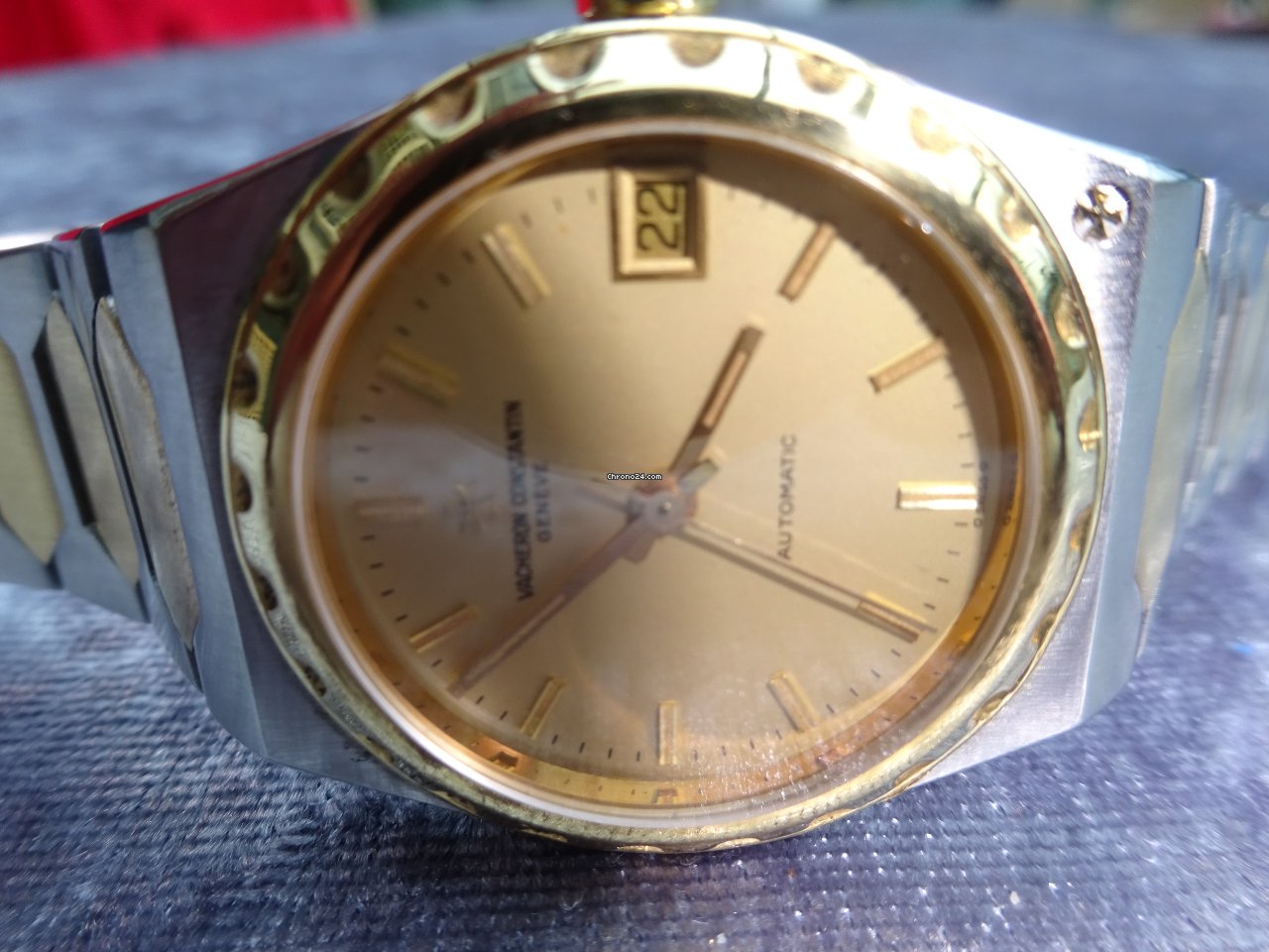IMG_9081 Vacheron Constantin Mens watch Unisex Automatic Gold Steel 46003. Wertanlage Replica 4