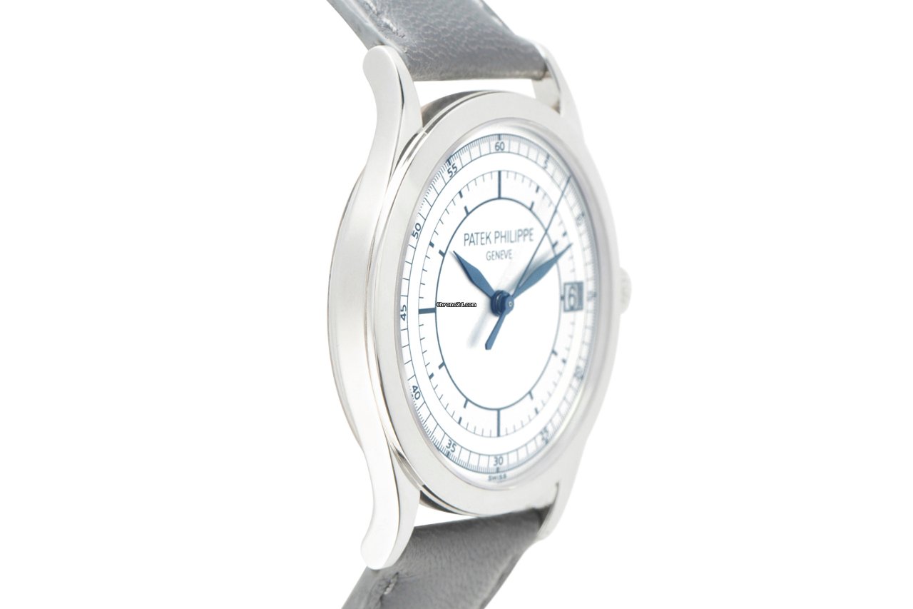 IMG_9081 Patek Philippe Calatrava Mens watch Unisex Automatic White gold 5296 Replica 4