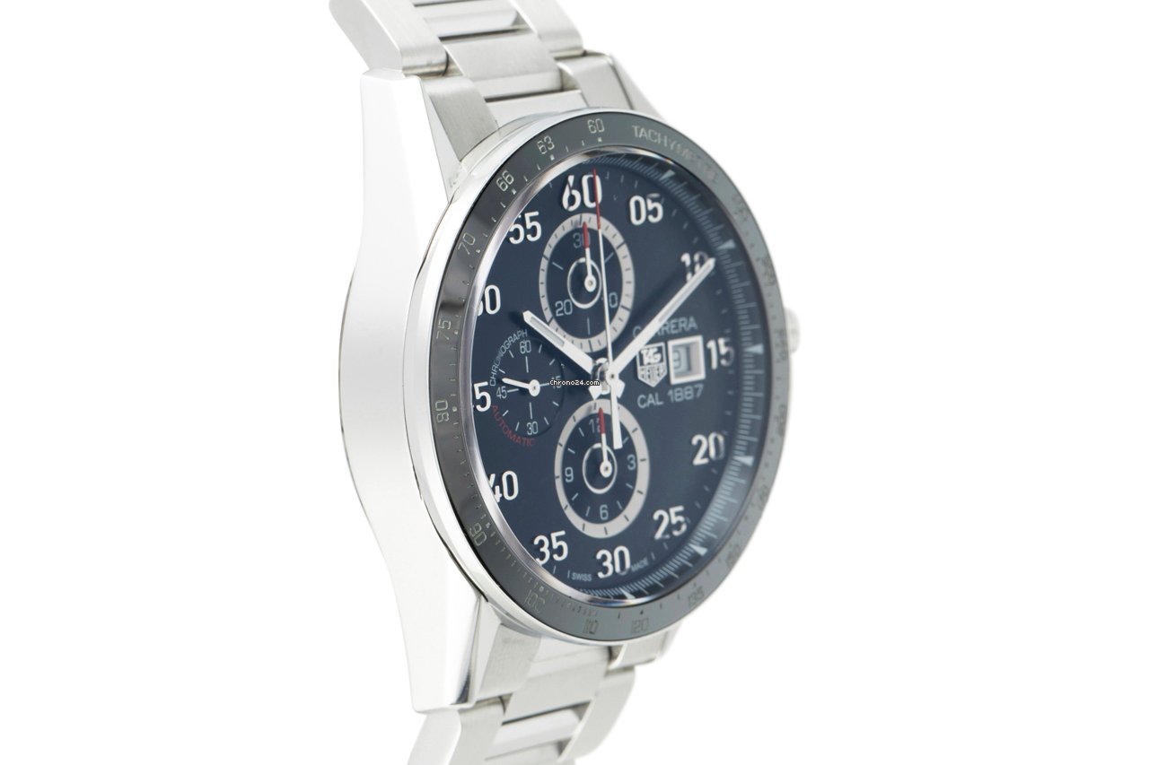 IMG_9081 TAG Heuer Carrera Calibre 1887 Mens watch Unisex Automatic Steel CAR2A10-2 Replica 4