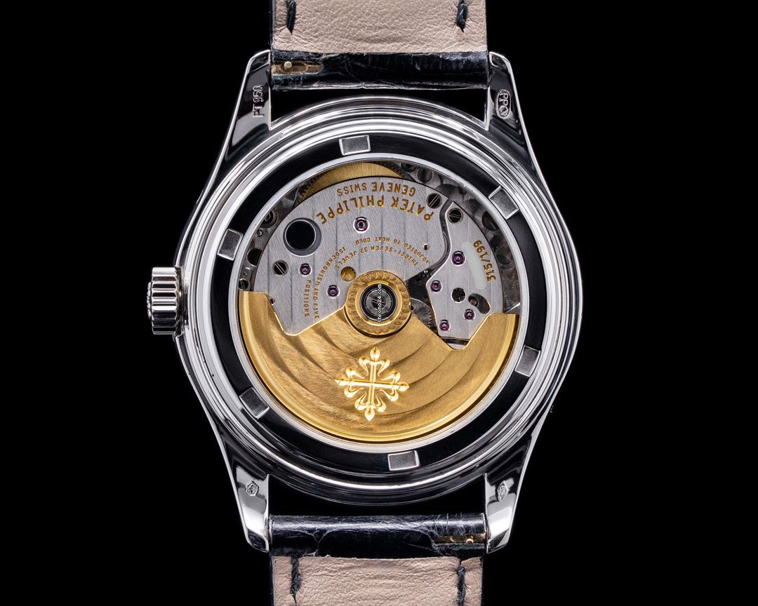 IMG_9081 Patek Philippe Annual Calendar Mens watch Unisex Automatic Platinum 5056P-001 Replica 4