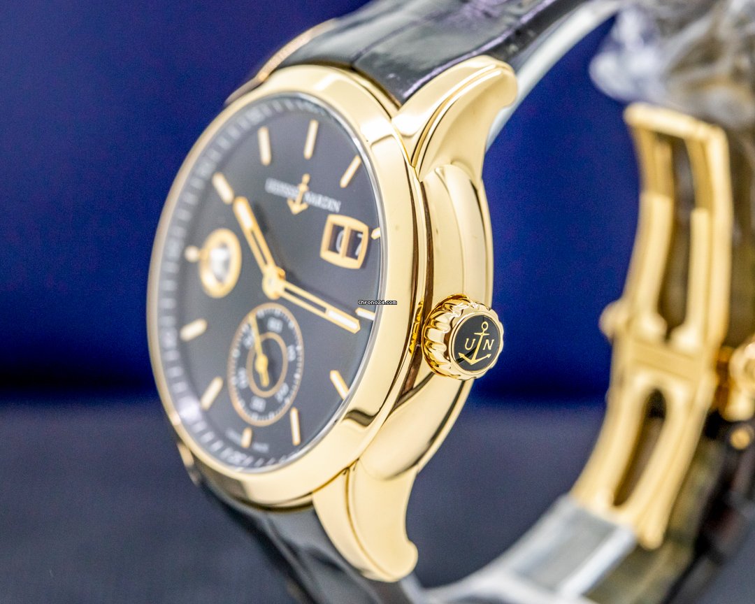 Ulysse Nardin Dual Time Mens watch Unisex Automatic Rose gold 3346-126 92 Replica 4