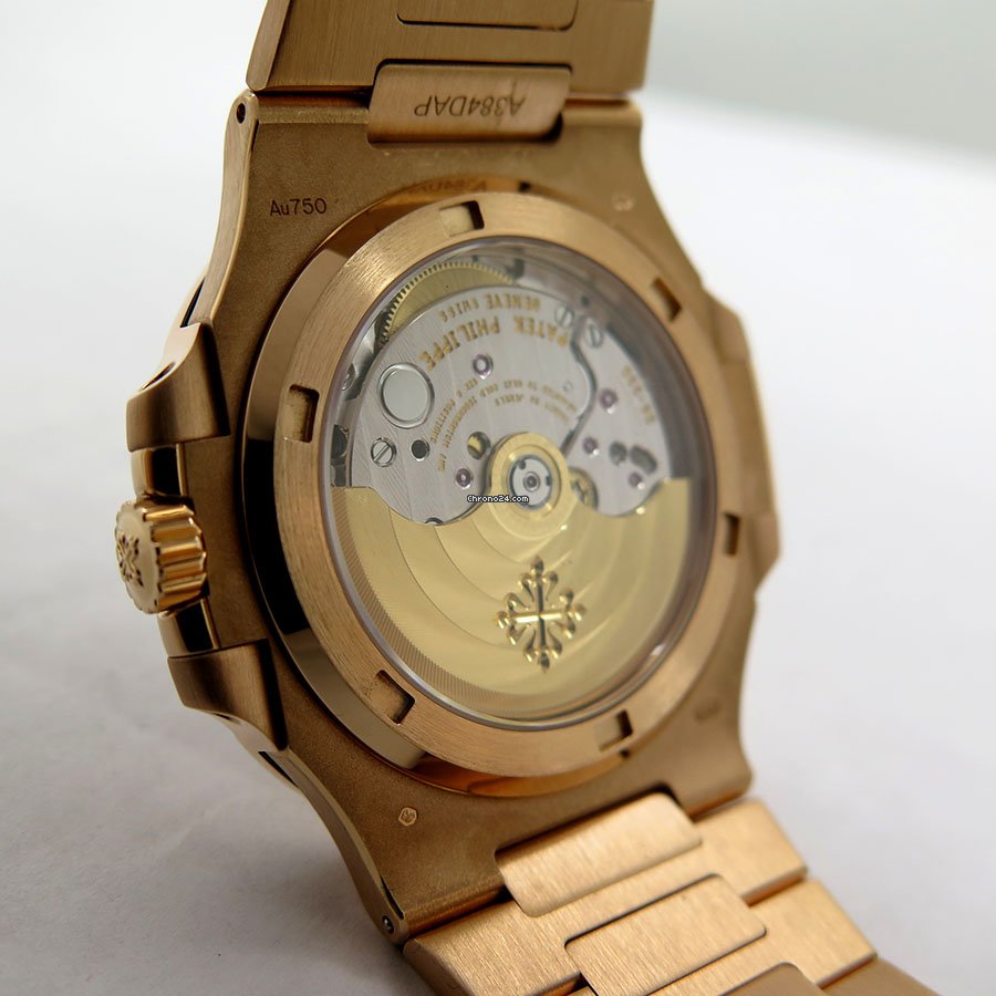 IMG_9081 Patek Philippe Nautilus Mens watch Unisex Automatic Rose gold 5711 1R Replica 4