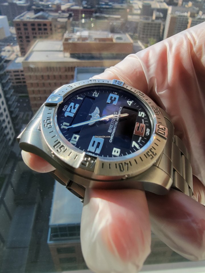 IMG_9081 Breitling Aerospace EVO Mens watch Unisex Quartz Titanium E7936310 BC27 Replica 4