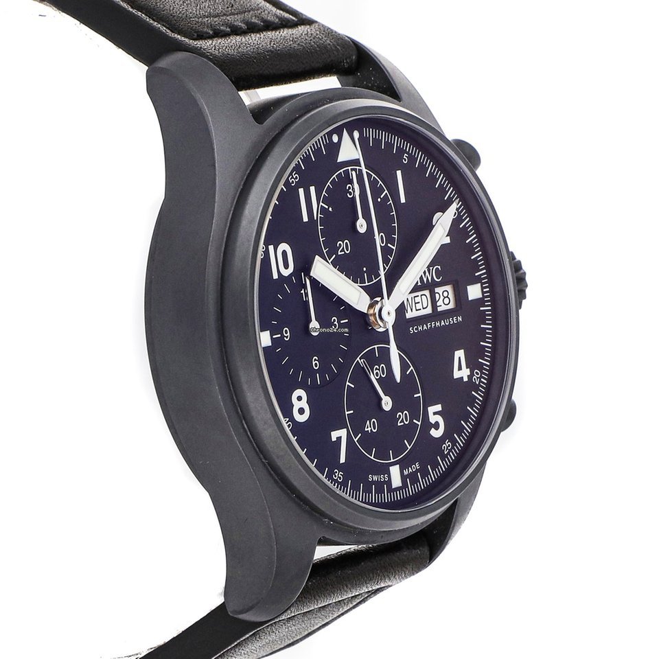 IMG_9081 IWC Pilot Chronograph Mens watch Unisex Automatic Ceramic IW3879-05 Replica 4