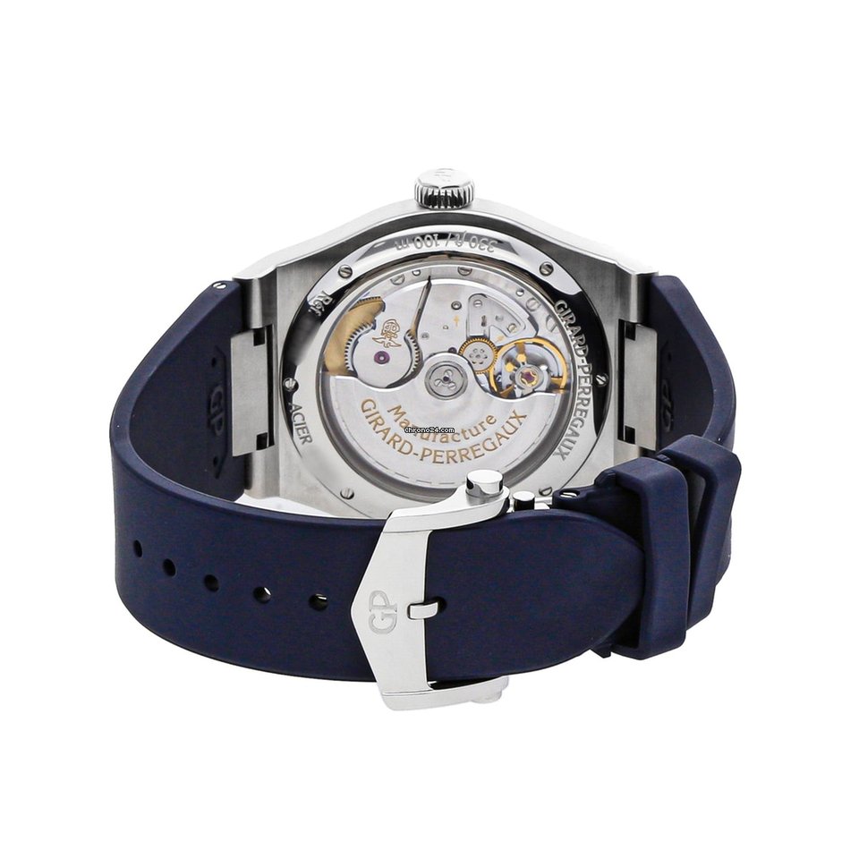 IMG_9081 Girard Perregaux Laureato Mens watch Unisex Automatic Steel 81010-11-431-BB6A Replica 4