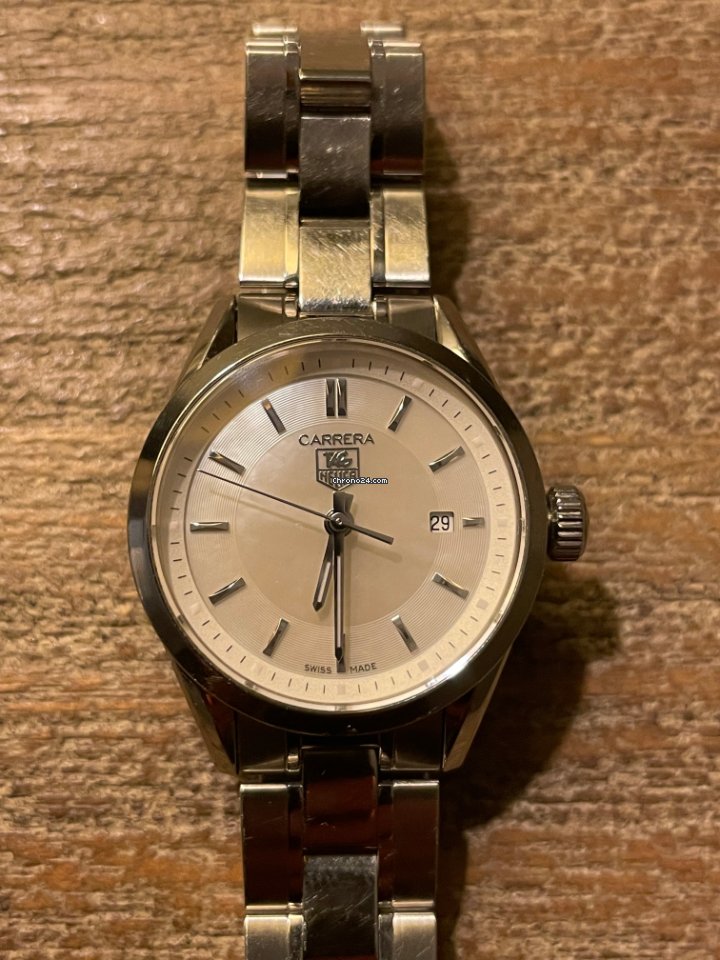 IMG_9081 TAG Heuer Carrera Lady Womens watch Quartz Steel WV1415.BA0793 Replica 4
