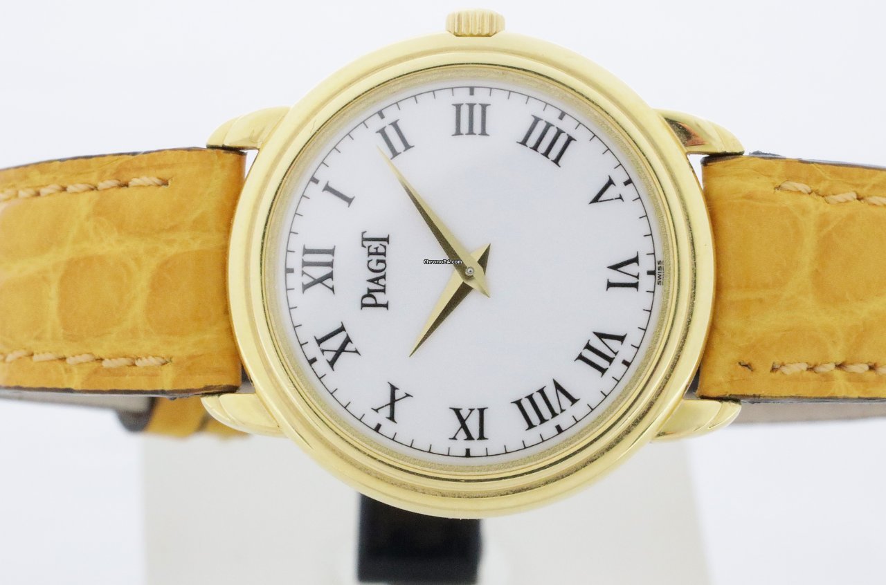 IMG_9081 Piaget Mens watch Unisex Manual winding Yellow gold 9968 Replica 4