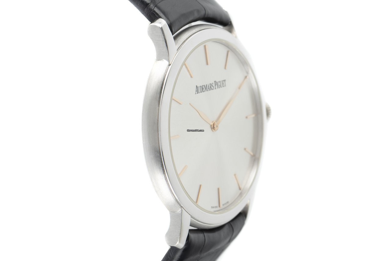 IMG_9081 Audemars Piguet Jules Audemars Mens watch Unisex Automatic White gold 15180BC.00.A002CR.01 Replica 4