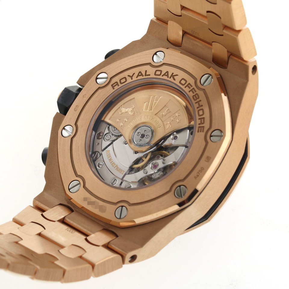 IMG_9081 Audemars Piguet Royal Oak Offshore Chronograph Automatic Rose gold 26470OR Replica 4
