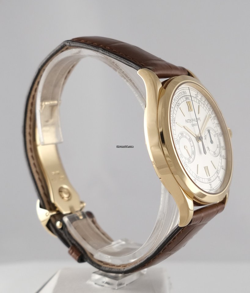IMG_9081 Patek Philippe Chronograph Mens watch Unisex Manual winding Yellow gold 5170 j -001 Replica 4