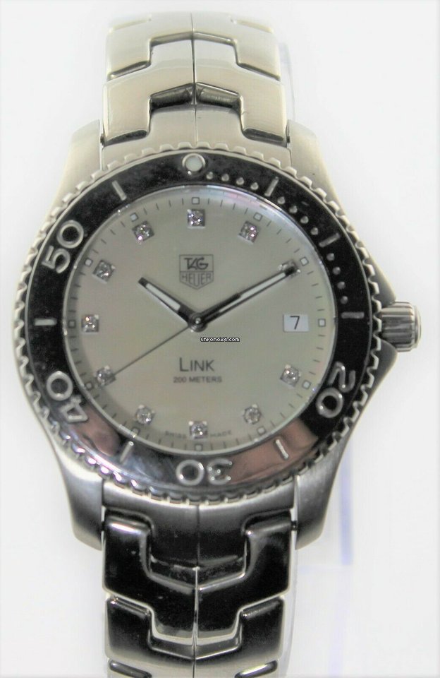 IMG_9081 TAG Heuer Link Quartz Mens watch Unisex Quartz Steel WJ1114.BA0575 Replica 4