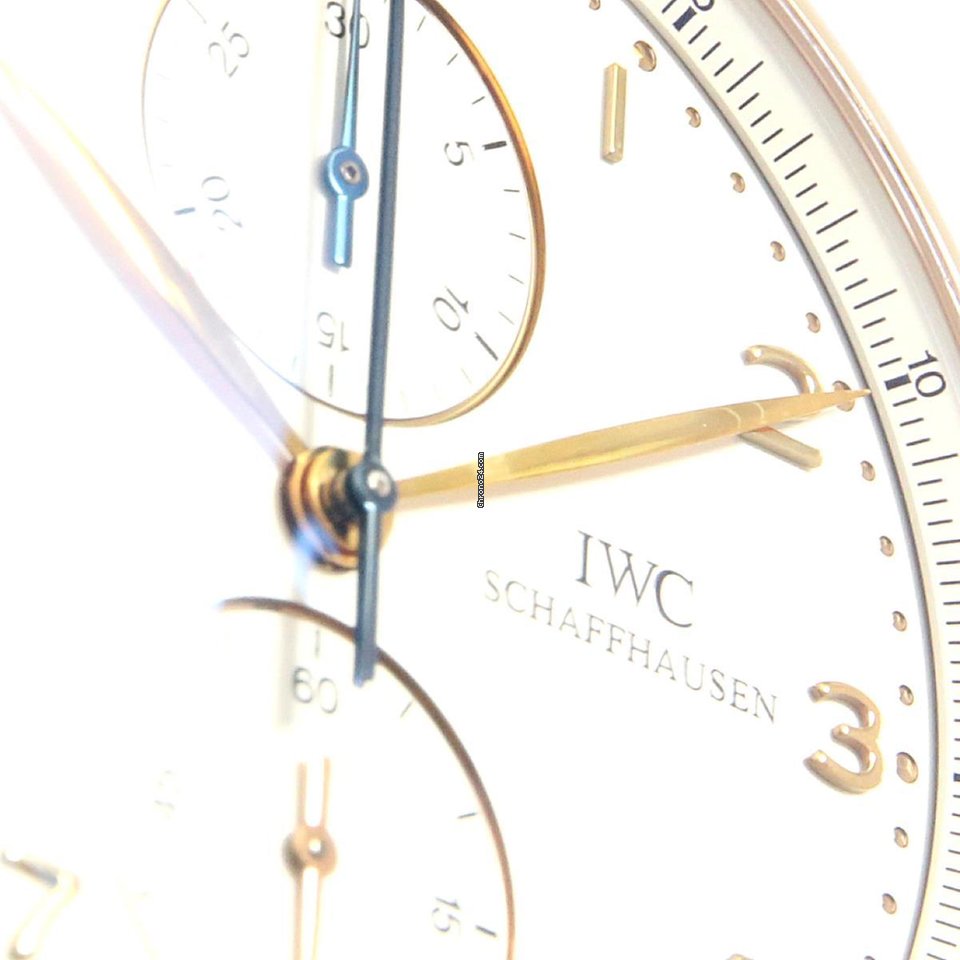 IWC Portuguese Chronograph Mens watch Unisex Manual winding IW371204 Replica 4