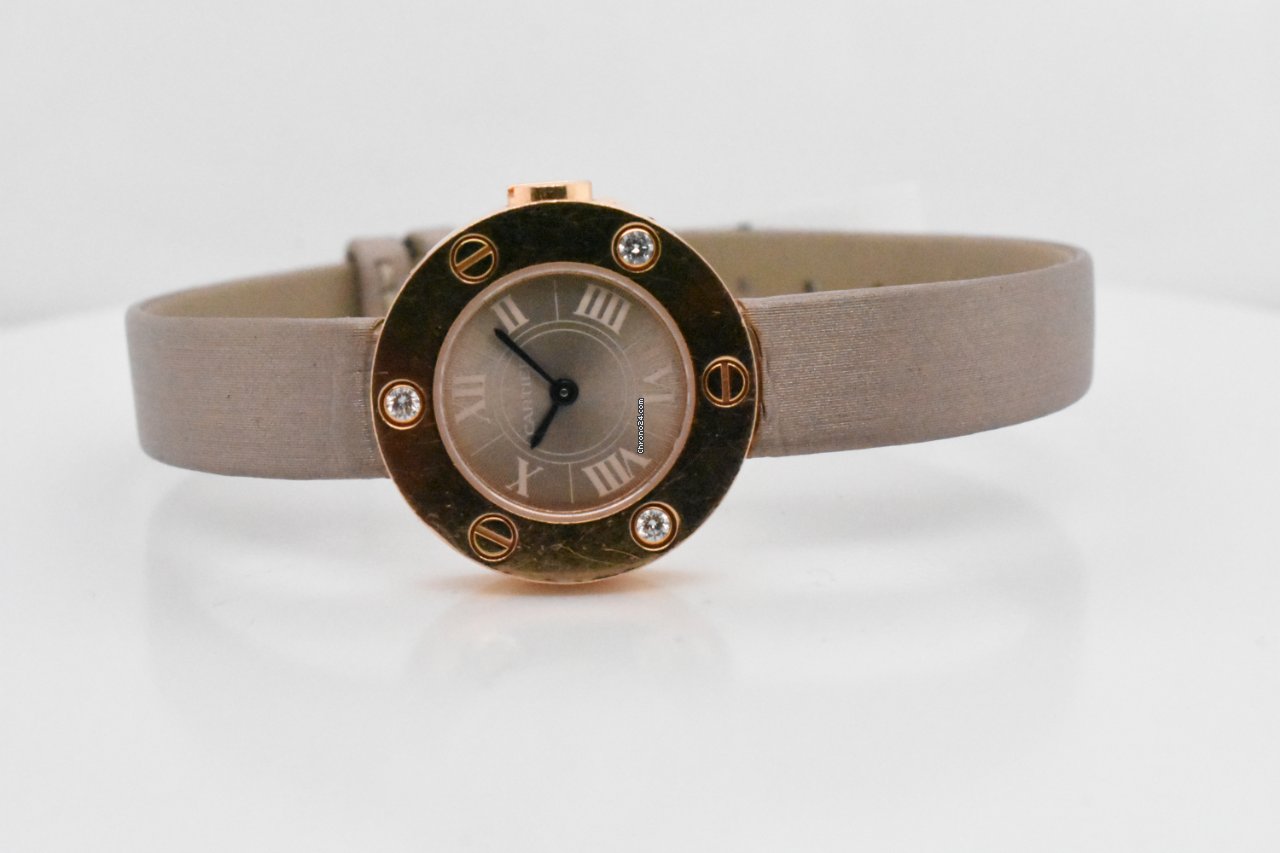 Cartier Quartz Rose gold 2977 Replica 4