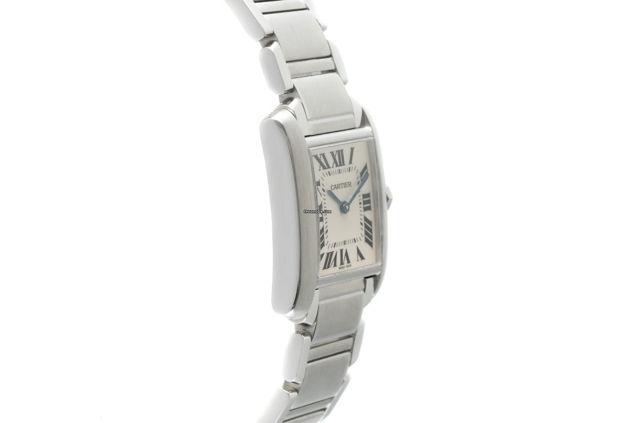 IMG_9081 Cartier Tank Francaise Womens watch Quartz Steel 2301 Replica 4