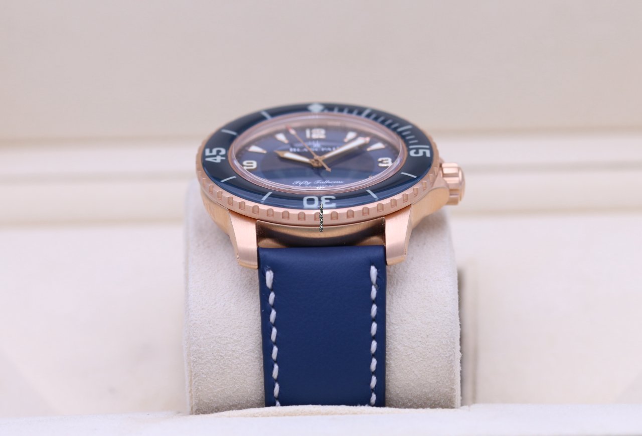 Blancpain Fifty Fathoms Mens watch Unisex Automatic Rose gold 5015-3603C-63B Replica 4